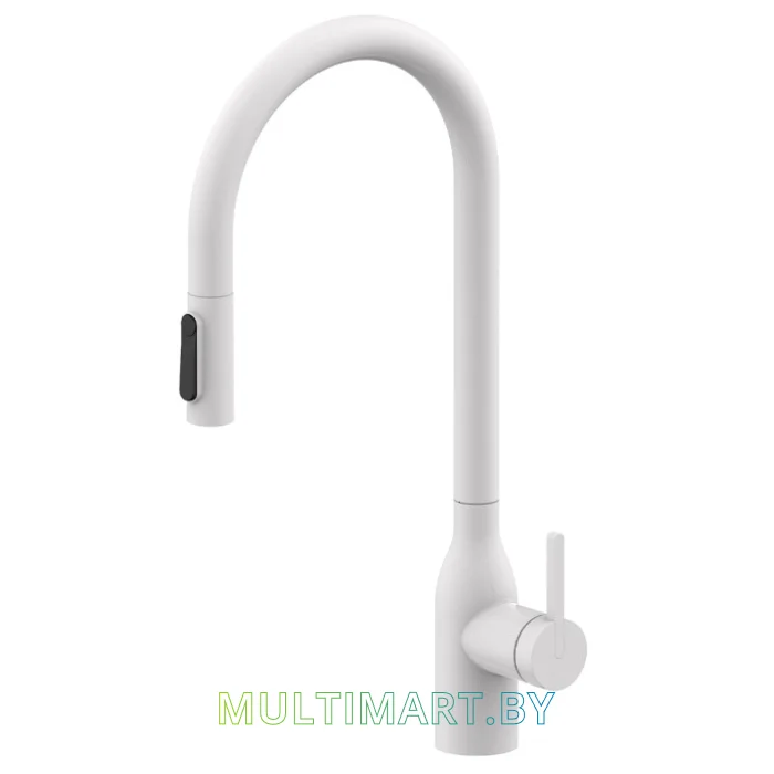 Смеситель Paulmark Universal Un213880-WH (белый/белый матовый)